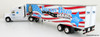 Only One! DG Productions 1:64 Freightliner Columbia Sleeper Cab w/ 53' Trailer: Truckin' Bozo Radio Network - 20th Anniversary 