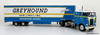 Last One!! Iconic Replicas 1:43 Peterbilt 352 Pacemaker Tractor Trailer: Greyhound Van Lines