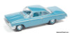 Johnny Lightning 1:64 1962 Chevrolet Bel Air Bubble Top, Twilight Blue Metallic