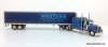 RARE!! TON 1:87 Kenworth W990L Sleeper w/53' Refrigerated Trailer: Western Distributing
