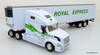Only One! DG Productions 1:64 Volvo VNL Sleeper Cab w/ 53' Refrigerated Trailer: Royal Express