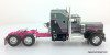 DCP by FG 1:64 Kenworth W900A Sleeper w/ Rogers Vintage Lowboy Trailer, Pink/Gray