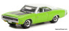 Greenlight 1:64 1970 Dodge Charger Hemi R/T, Sublime Green/White: Barrett Jackson Auction Edition