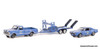 Greenlight 1:64 1968 Chevrolet C-10 & 1967 Chevrolet Camaro #56 w/Tandem Car Trailer
