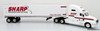 Only One! Liberty Classics 1:64 Kenworth T2000 Sleeper Cab w/ 53' Trailer: Sharp Transportation