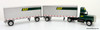 Only One! Winross 1:64 Ford CL9000 Day Cab w/ 28' Double Pup Trailers: ABF Freight