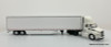 Last One!! DCP by FG 1:64 Freightliner Cascadia Day Cab w/53' Dry Goods Trailer: Daimler White