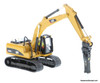Diecast Masters 1:87 Caterpillar 320D L Hydraulic Excavator w/Multiple Work Tools