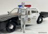 Greenlight 1:18 1987 Chevrolet Caprice: Metro Police w/T1000 Liquid Metal Android Figure, Terminator 2 