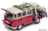 Schuco 1:18 Volkswagen T1 Samba, Red/White