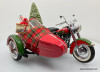 Franklin Mint 1:10 Harley Davidson Duo-Glide Motorcycle & Sidecar: 2002 Christmas Edition