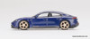 Mini GT 1:64 Porsche Taycan Turbo S, Gentian Blue Metallic