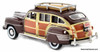 Oxford Diecast 1:87 1942 Chrysler Town & Country Woody Wagon, Regal Maroon