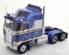 Road Kings 1:18 1976 Kenworth K100 Aerodyne Tractor, Metallic Blue