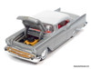 Racing Champions 1:64 1957 Chevrolet Bel Air Hard Top, Silver/White