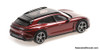 Minichamps 1:43 2022 Porsche Taycan Cross Turismo Turbo S, Cherry Metallic