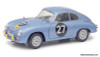 Schuco 1:18 1960 Porsche 356 A Carrera Coupe Rally Car #27, Metallic Blue