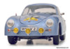 Schuco 1:18 1960 Porsche 356 A Carrera Coupe Rally Car #27, Metallic Blue