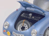 Schuco 1:18 1960 Porsche 356 A Carrera Coupe Rally Car #27, Metallic Blue