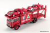 Brekina 1:87 1968 Fiat 640 Car Transporter w/2 Alfa Romeo 33 & Figures: Daytona 24Hours 