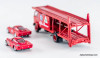 Brekina 1:87 1968 Fiat 640 Car Transporter w/2 Alfa Romeo 33 & Figures: Daytona 24Hours 