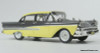 Goldvarg Collection 1:43 1958 Ford Custom 4 Door, Gunmetal Grey/Sun Gold