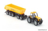SIKU 1:87 JCB Tractor w/Dolly & Tipping Trailer