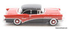 Oxford Diecast 1:87 1955 Buick Century, Cherokee Red/Carlsbad Black