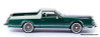 Esval Models 1:43 1977 Lincoln Continental Mark V Coloma Pickup by Caribou Motor Co.,Two-Tone Green