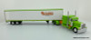 DCP by FG 1:64  Peterbilt 389 63" Flat Top Sleeper w/53' Utility Trailer: Hallahan Transport