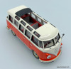 Minichamps 1:43 Volkswagen Samba Bus, Orange/Cream