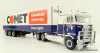 Highway Replicas 1:64 Kenworth K100 Sleeper Cab w/Dry Goods Trailer: Comet Transport 