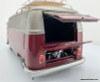 Schuco 1:18 1962 Volkswagen T1 Custom Lowrider, Metallic Silver/Maroon