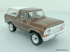 IXO 1:43 1978 Ford Bronco, Metallic Brown/White