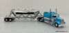 Tonkin 1:87 Kenworth W900 Sleeper w/Chrome Pneumatic Bulk Tanker, Blue/White