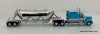 Tonkin 1:87 Kenworth W900 Sleeper w/Chrome Pneumatic Bulk Tanker, Blue/White