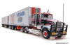 Only One!! Highway Replicas 1:64 Kenworth Sleeper Cab w/Refrigerated Pup Doubles: TNT Refrigeration Division 