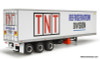Only One!! Highway Replicas 1:64 Kenworth Sleeper Cab w/Refrigerated Pup Doubles: TNT Refrigeration Division 