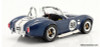 Shelby Collectibles 1:18 1965 Shelby Cobra 427 S/C #98, Metallic Blue/White