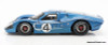 Shelby Collectibles 1:18 1967 Ford MK1V  #4, Blue: LeMans 24 Hour Winner L. Ruby/D. Hulme