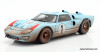 Shelby Collectibles 1:18 1966 Ford GT-40 MK11 #1, Gulf Blue: After Race Dirty Version