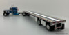 DCP by FG 1:64 Peterbilt 359 Sleeper w/Wilson Roadbrute 53' Flatbed Spread-Axle Trailer, Metallic Blue 