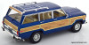 KK Scale 1:18 1989 Jeep Grand Wagoneer, Blue