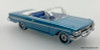 Oxford Diecast 1:87 1961 Chevrolet Impala Convertible, Jewel Blue/White