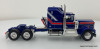 DCP by FG 1:64 Kenworth W900A Aerodyne Sleeper w/Wilson Flatbed Trailer: Liberty Edition