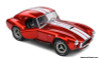 Solido 1:18 1965 Shelby Cobra 427 MK11, Metallic Red