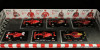Burago Exclusive 1:43 Formula 1 Racing: Ferrari  6 Car Set