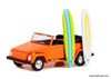 Greenlight 1:64 1971 Volkswagen Type 181 "The Thing" w/Surfboards, Orange