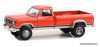 Greenlight 1:64 1989 Dodge Ram D-350 Dually, Colorado Red/Sterling Silver