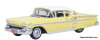 Oxford Diecast 1:87 1958 Chevrolet Impala Sport Coupe, Colonial Cream/Snowcrest White